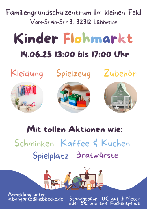 Kinder Flohmarkt des Familiengrundschulzentrums Im Kleinen Feld - Foto 1