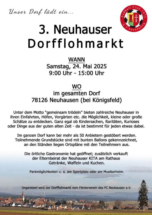 3. Neuhauser Dorfflohmarkt - Foto 1