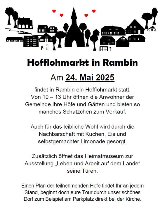 Rambiner Hofflohmarkt und Museumsöffnung - Foto 2