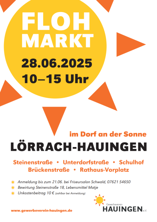 Dorfflohmarkt in Lörrach-Hauingen am 28.06.2025 - Foto 1