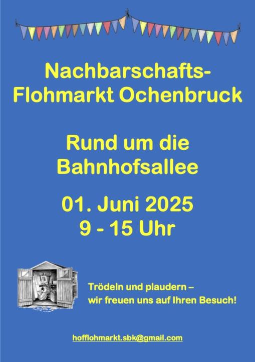 Nachbarschaftsflohmarkt Schwarzenbruck (Ortsteil Ochenbruck) - Foto 1