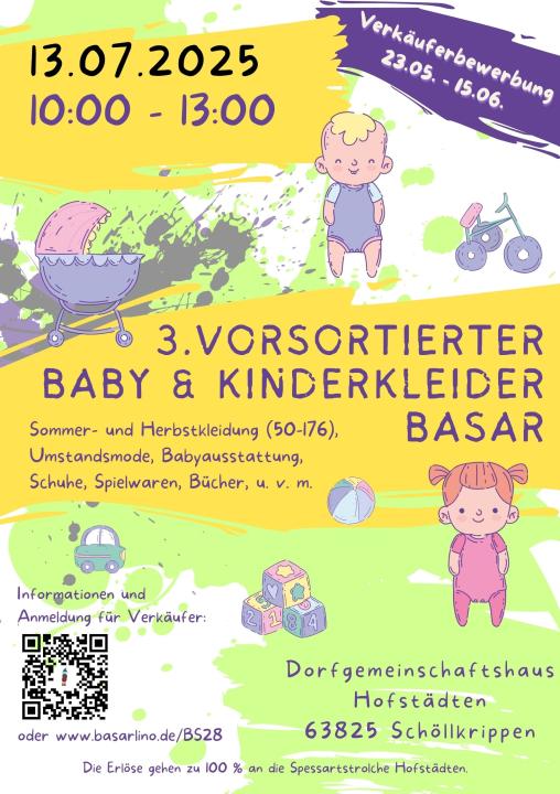 3. vorsortierter Baby- & Kinderkleiderbasar Hofstädten - Foto 1