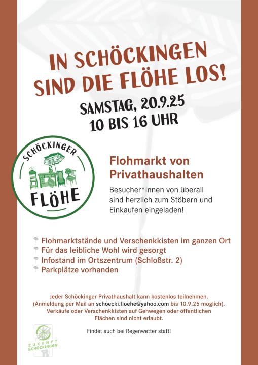  Schöckinger Flöhe - Großer Garagenflohmarkt in ganz Schöckingen - Foto 2