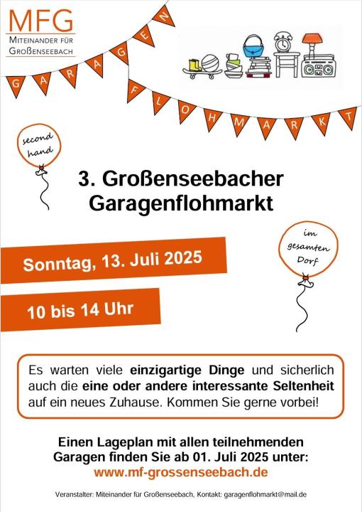  3. Großenseebacher Garagenflohmarkt - Foto 1