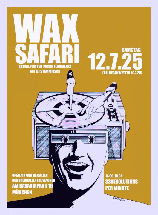 WAXSAFARI - Schallplattenflohmarkt und DJ Stammtisch - Foto 1