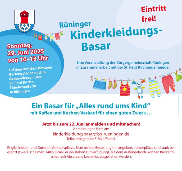 Rüninger Kinderkleidungs-Basar - Foto 1