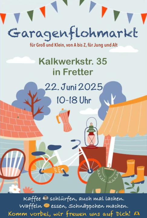 Großer Garagenflohmarkt in Finnentrop Fretter - Foto 1