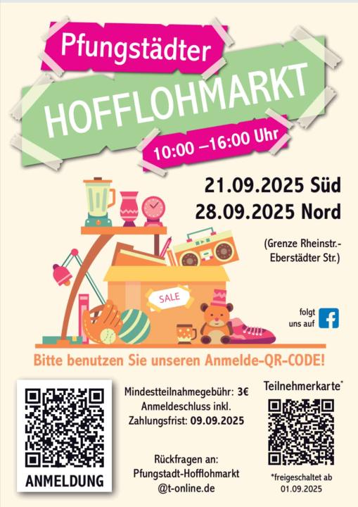 Pfungstädter Hofflohmarkt Süd - Foto 1