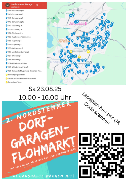 2. Nordstemmer Dorf- und Garagenflohmarkt - Foto 1