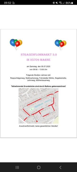 Straßenflohmarkt altes Ziegeleigelände - Foto 1