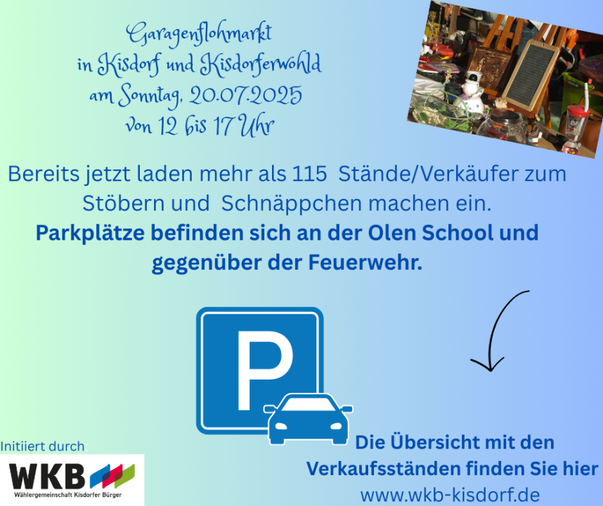 1. Kisdorfer Garagenflohmarkt - Foto 2