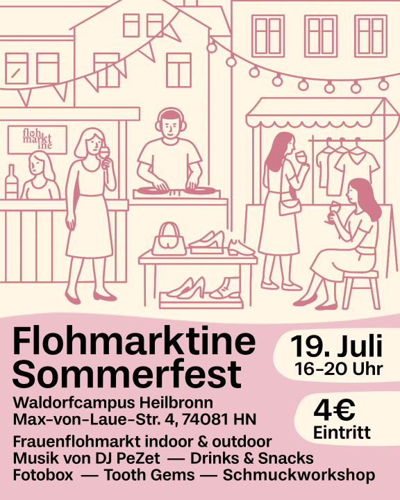 OUTDOOR + INDOOR! Frauenflohmarkt / Mädchenflohmarkt Sommerfest mit DJ! Sa, 19. Juni in Heilbronn! - Foto 1