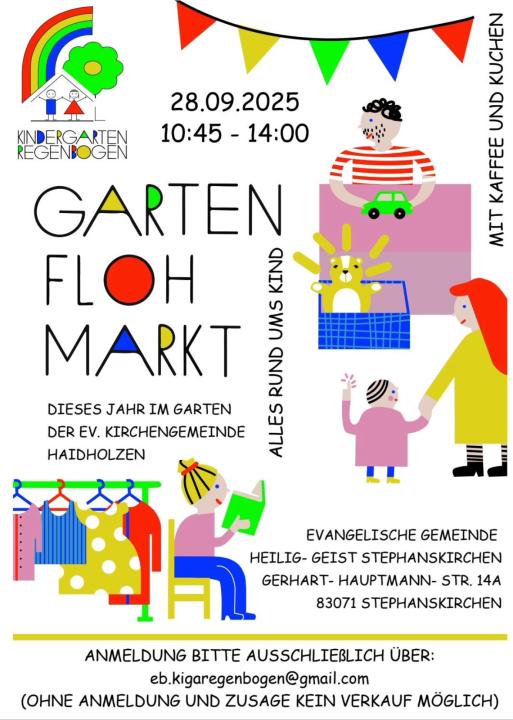 Gartenflohmarkt- Alles rund umâs Kind - Foto 1
