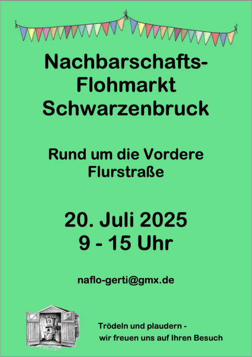 NachbarschaftsFlohmarkt Schwarzenbruck (90592) - Foto 1