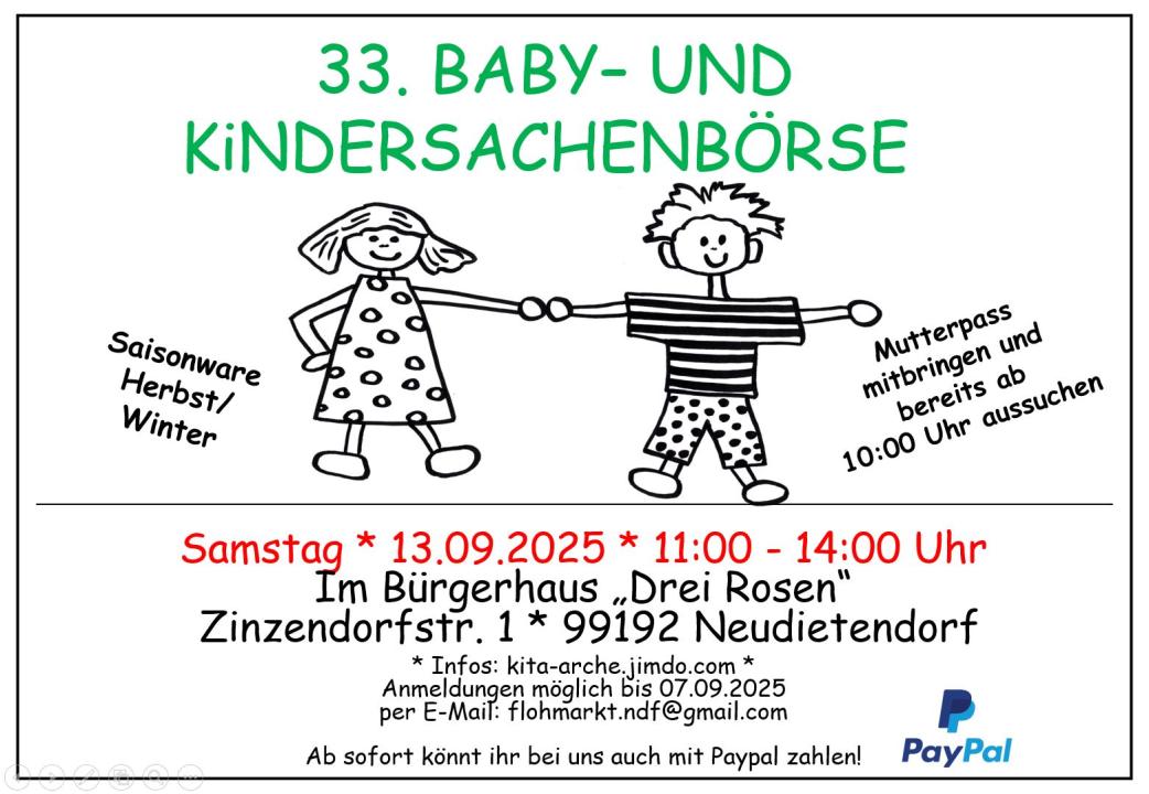 33. Kinder- und Babysachenbörse - Foto 1