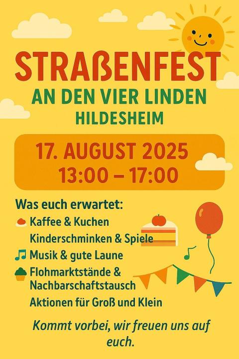 Straßenfest An den Vier linden Hildesheim - Foto 1