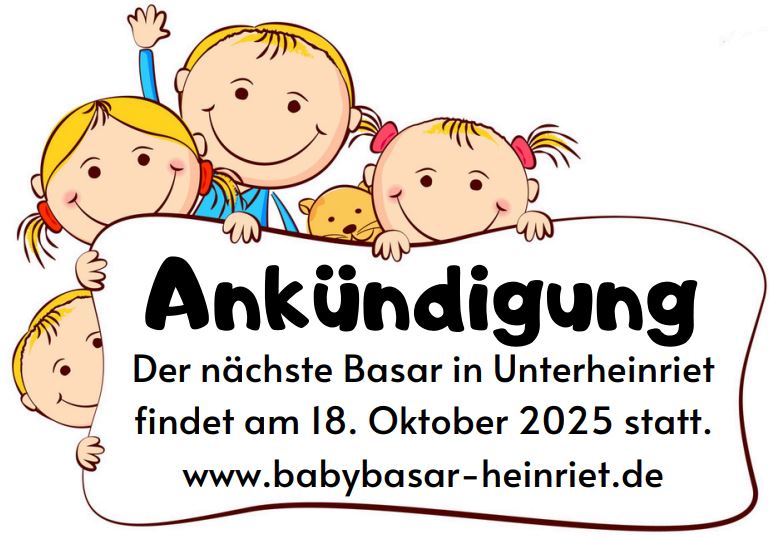  40. Heinrieter Baby- und Kinderkleider-Basar - Foto 1