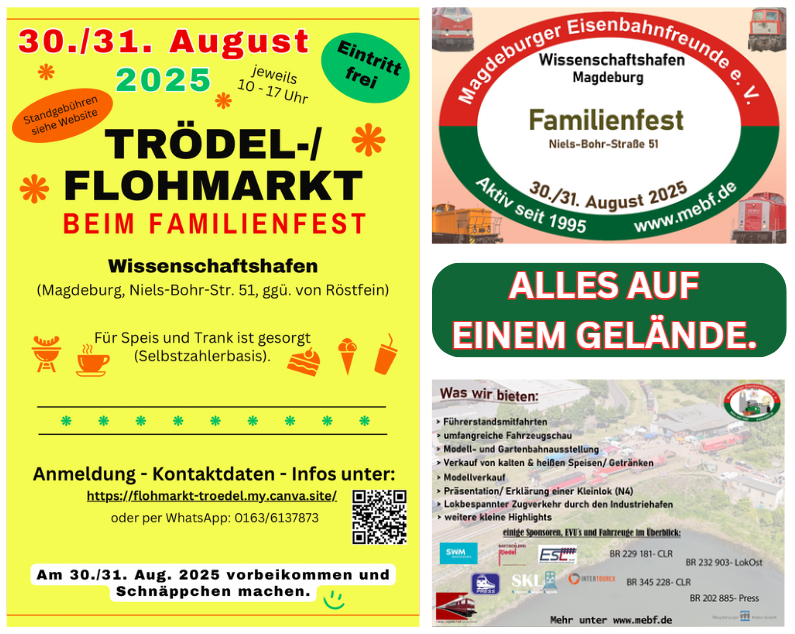  Trödel-/Flohmarkt beim Familienfest (Magdeburg, Wissenschaftshafen) - Foto 2