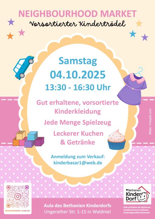 Neighbourhood Market – Vorsortierter Kindertrödel - Foto 1