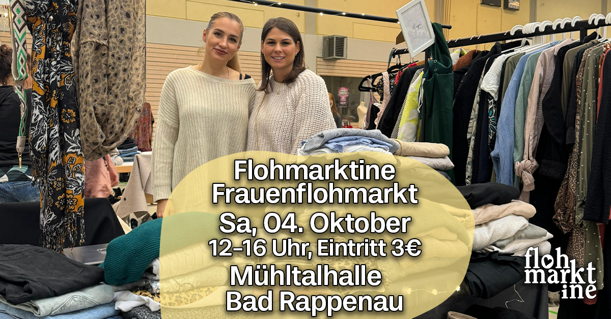 Flohmarktine Frauenflohmarkt / Mädchenflohmarkt! Sa, 04. Oktober, Bad Rappenau - Foto 1
