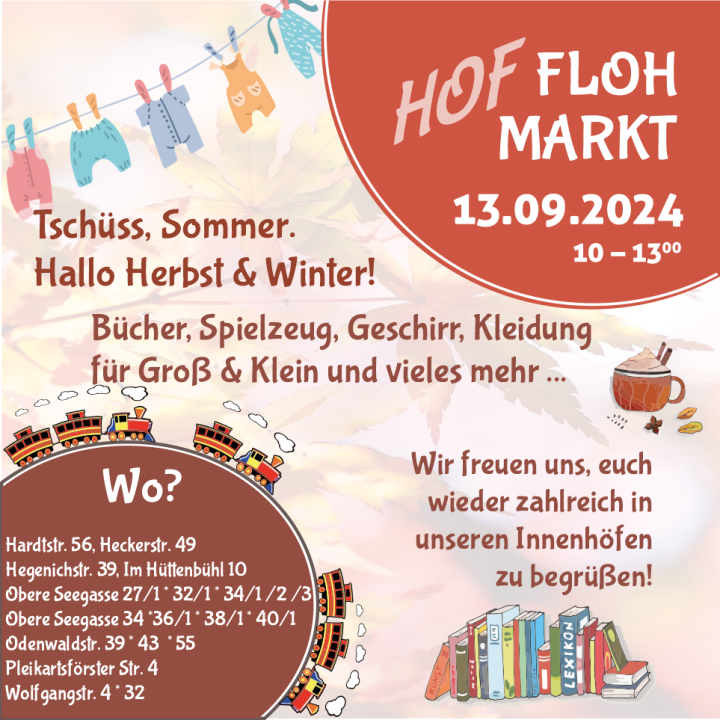  Hof Flohmarkt in Heidelberg Kirchheim - Foto 1