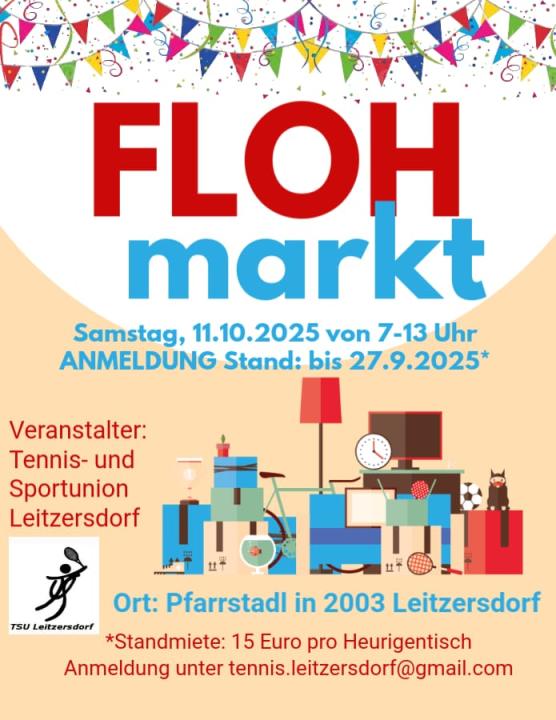  Flohmarkt der TSU Leitzersdorf - Foto 1