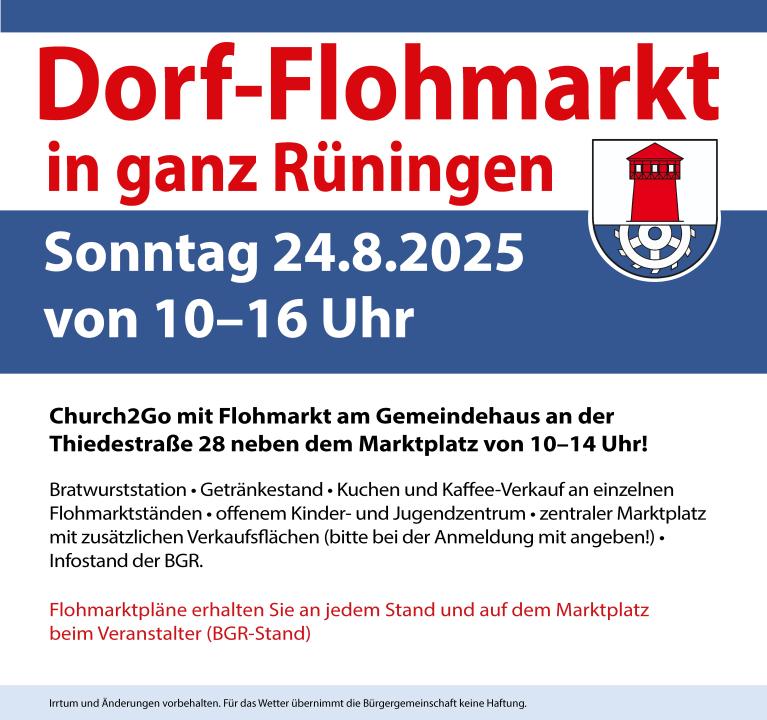  Dorfflohmarkt in ganz Rüningen - Foto 1