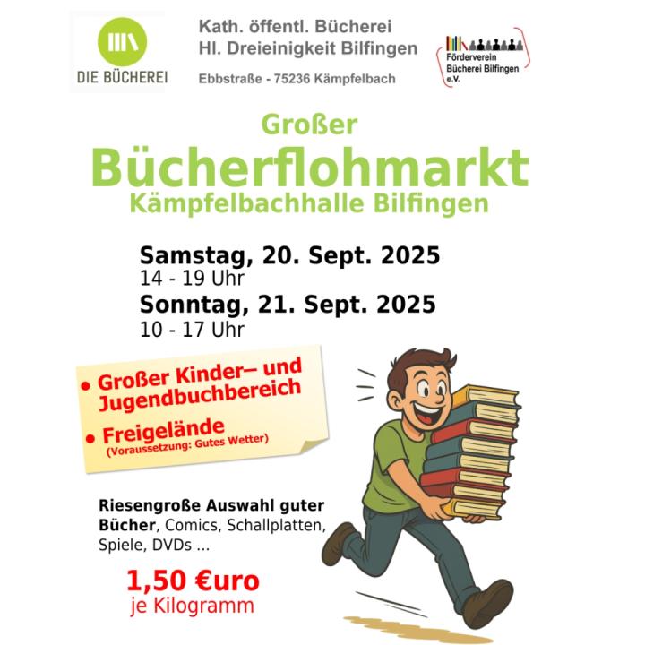 Großer Bücherflohmarkt Kämpfelbach-Bilfingen - Foto 1