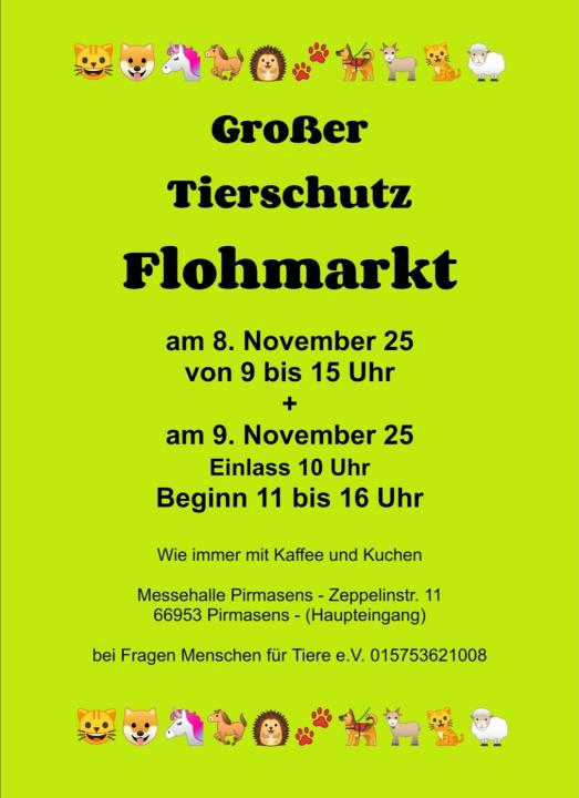 Tierschutz Flohmarkt Pirmasens - Foto 1
