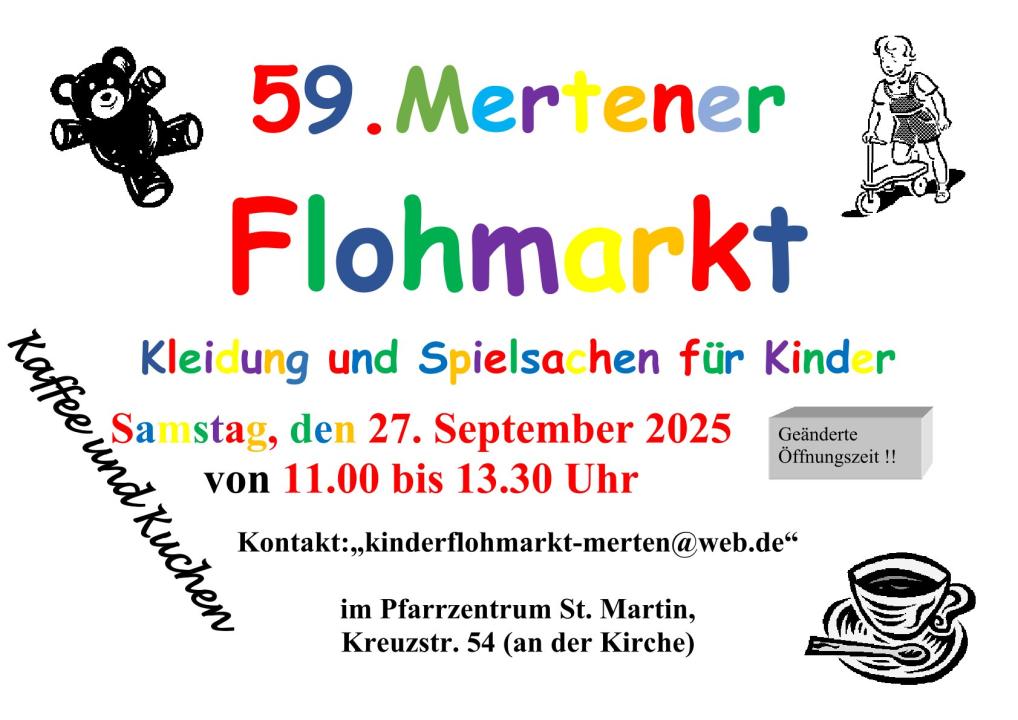 59. Mertener Kinderflohmarkt - Foto 1