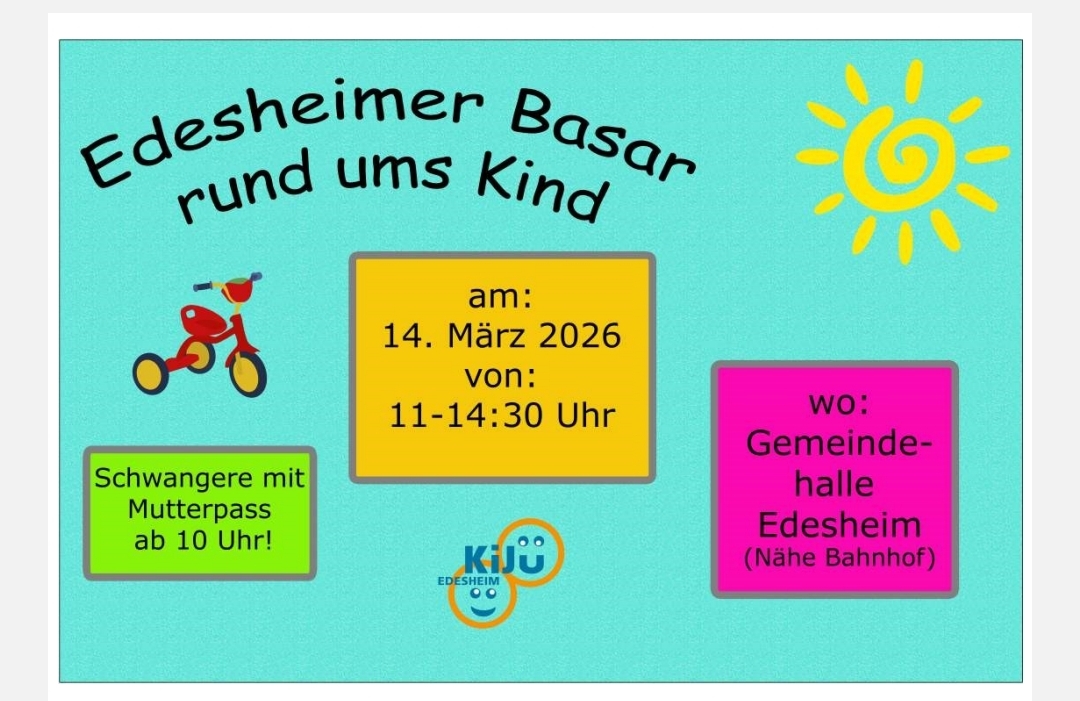  Edesheimer Basar rund ums Kind - Foto 1