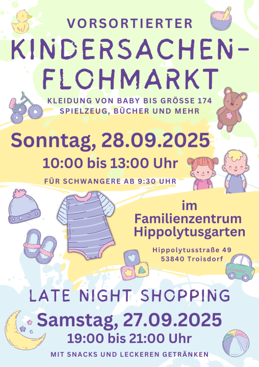 Kinderflohmarkt der Kita Familienzentrum Hippolytusgarten - Foto 1