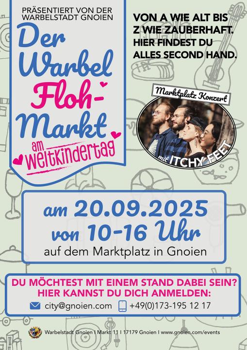Der Warbel FlohMarkt 20.09.2025 mit Marktplatz-Konzert - Foto 1