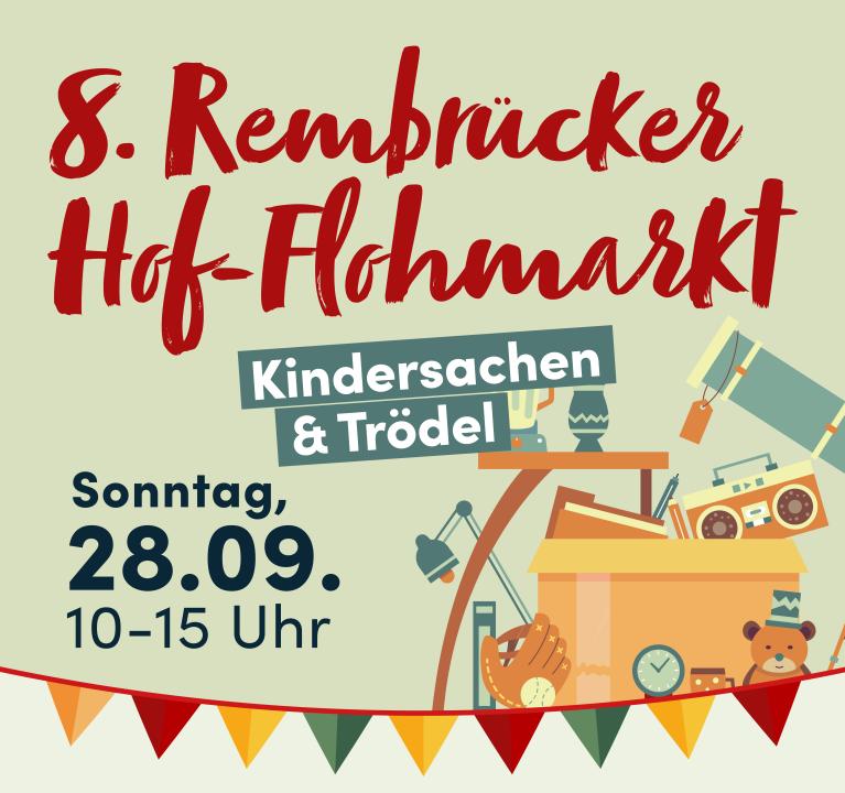  8. Rembrücker Hof-Flohmarkt – Kindersachen und Trödel - Foto 2