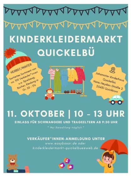  Kinderkleidermarkt Quickelbü - Foto 1