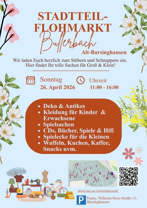  Stadtteil-Flohmarkt Neubaugebiet Bullerbach - Foto 1