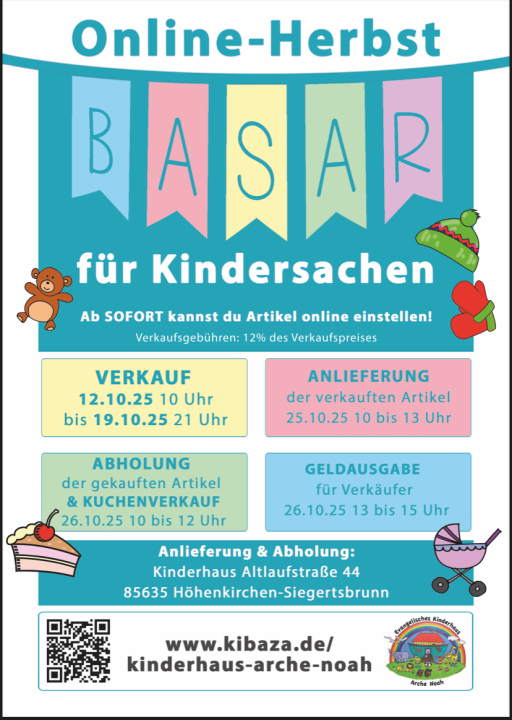 Online Herbst-Basar Kinderhaus Arche Noah - Foto 2