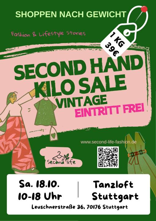  Secondhand Vintage Kilo Sale Stuttgart Pop-up Event - Foto 1