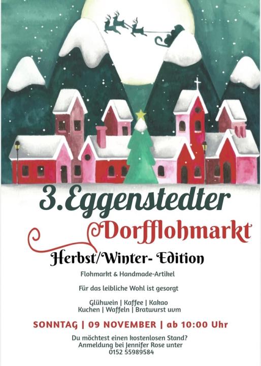  3. Eggenstedter Dorfflohmarkt Herbst/Winter Edition - Foto 1