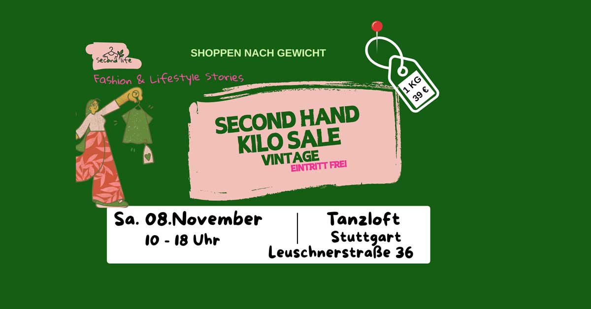  Secondhand Vintage Kilo Sale Stuttgart Pop-up Event - Foto 1