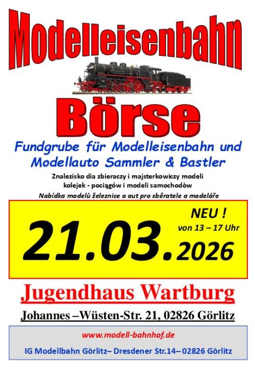  Modellbahn und Modellauto BÖRSE in Görlitz - Foto 2