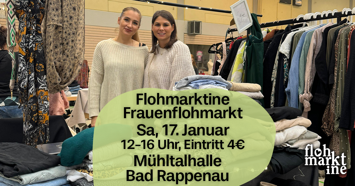  Flohmarktine Frauenflohmarkt / Mädchenflohmarkt!? Sa, 17. Januar Bad Rappenau Mühltalhalle - Foto 1