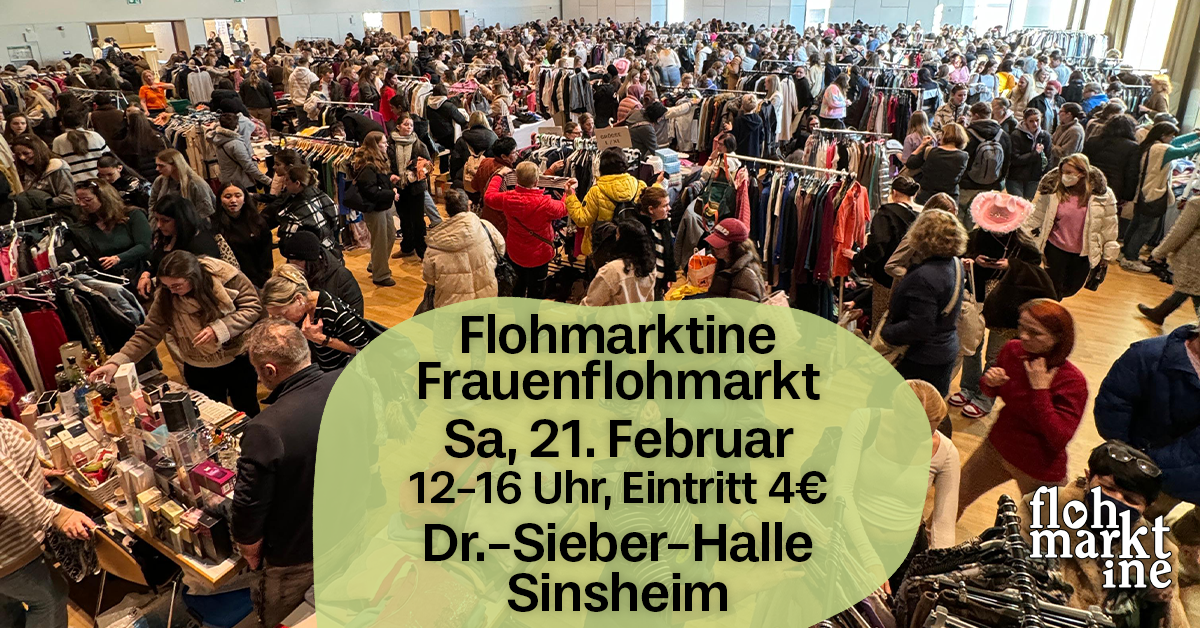  Flohmarktine Frauenflohmarkt / Mädchenflohmarkt!? Sa, 21. Februar Sinsheim Dr.-Sieber-Halle - Foto 1