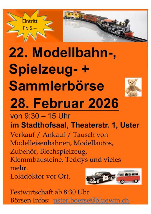  22. Modellbahn-, Spielzeug-+Sammlerbörse - Foto 1