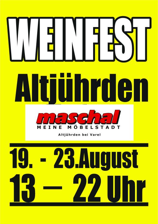  maschal-Möbel Altjührden Weinfest August 2026 - Foto 1