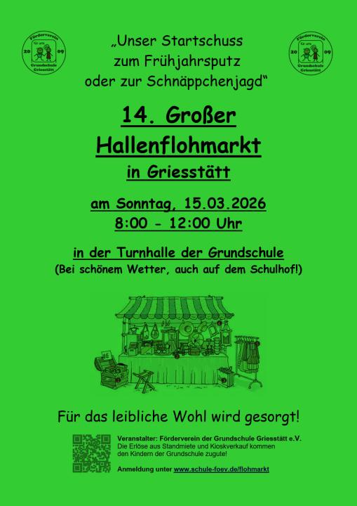  14. Großer Hallenflohmarkt Griesstätt - Foto 3