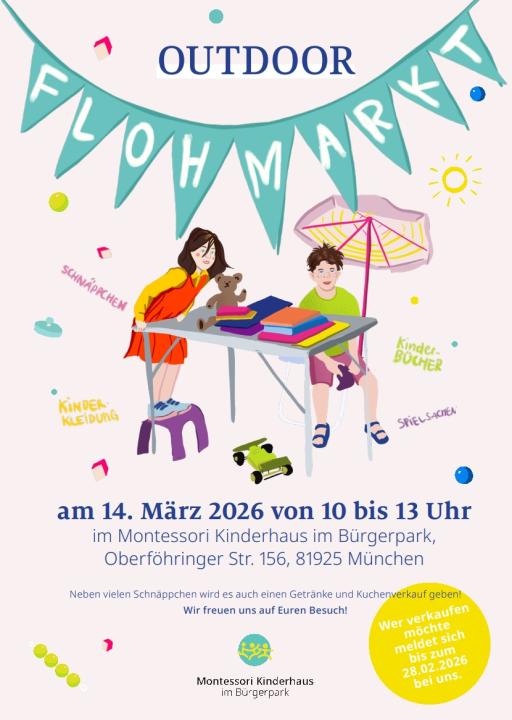  Ourdoor-Flohmarkt im Montessori Kinderhaus im Bürgerpark - Foto 1