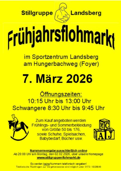  Frühjahrsflohmarkt der Stillgruppe Landsberg - Foto 1
