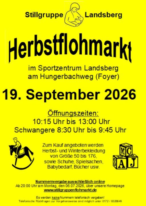  Herbstflohmarkt der Stillgruppe Landsberg - Foto 1