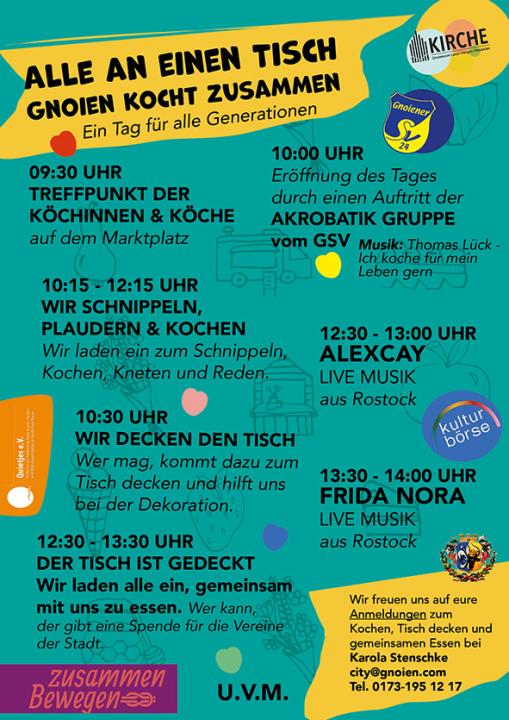  Der Warbel Markt im Frühling - Alle an einen Tisch - Gnoien kocht zusammen - Foto 2